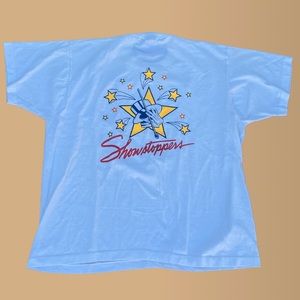 Vintage 80s Screen Stars Showstoppers Double Sided T-Shirt